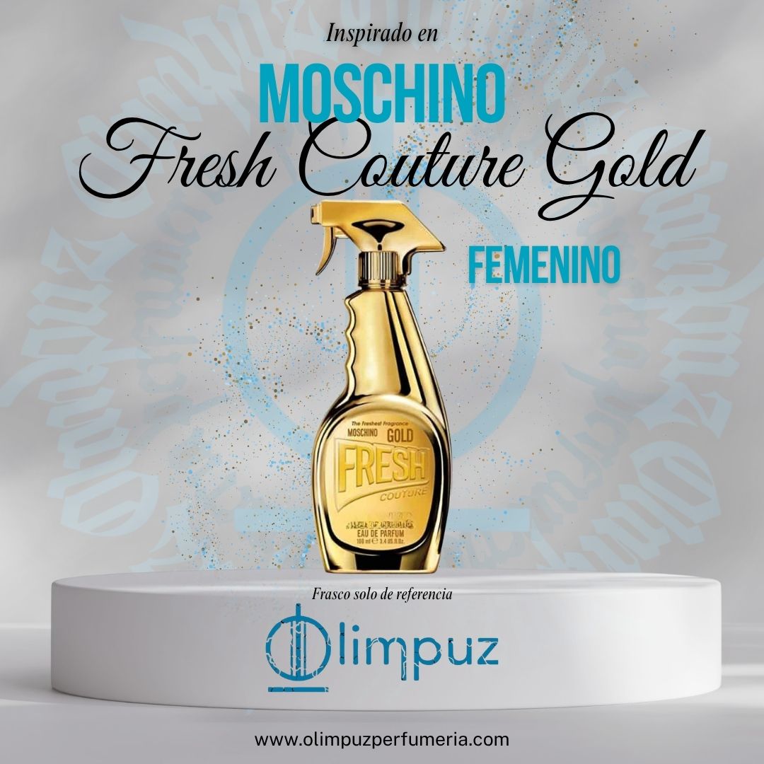 Inspiración Fresh couture Gold Moschino