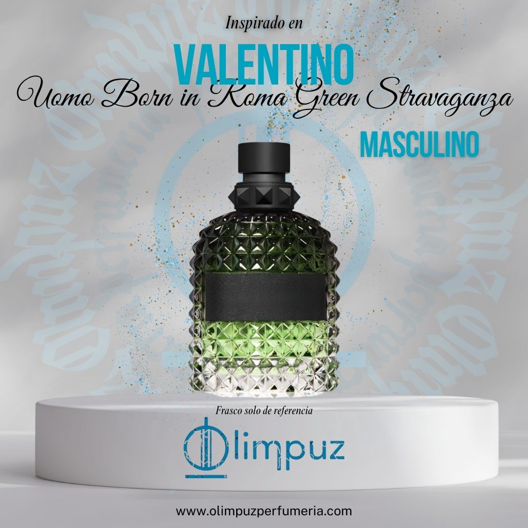 Inspiración Uomo born in roma green stravaganza Valentino