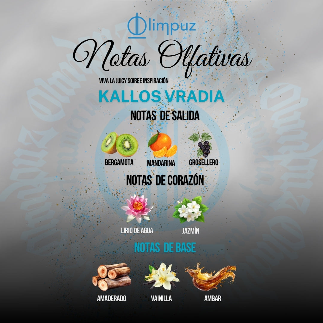 Kallos Vradia - Inspiración Viva la Juicy Soirée