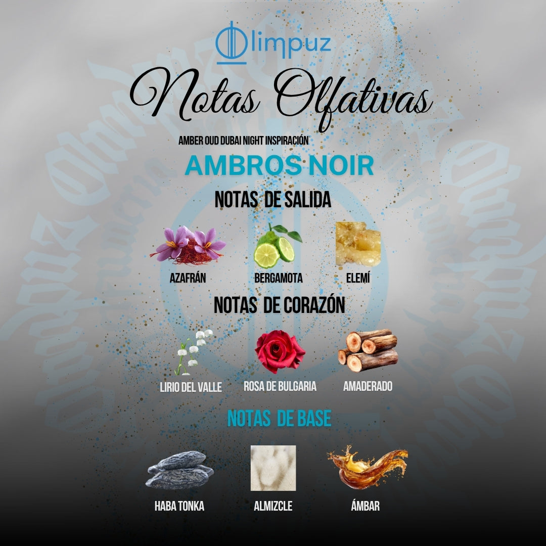 Ambros Noir - Inspiración Amber Oud Dubai Night