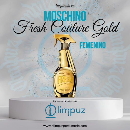 Inspiración Fresh couture Gold Moschino