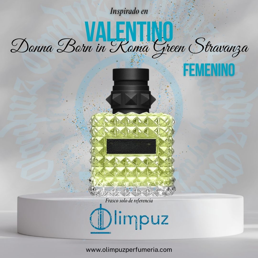 Inspiración Donna born in roma green stravaganza Valentino
