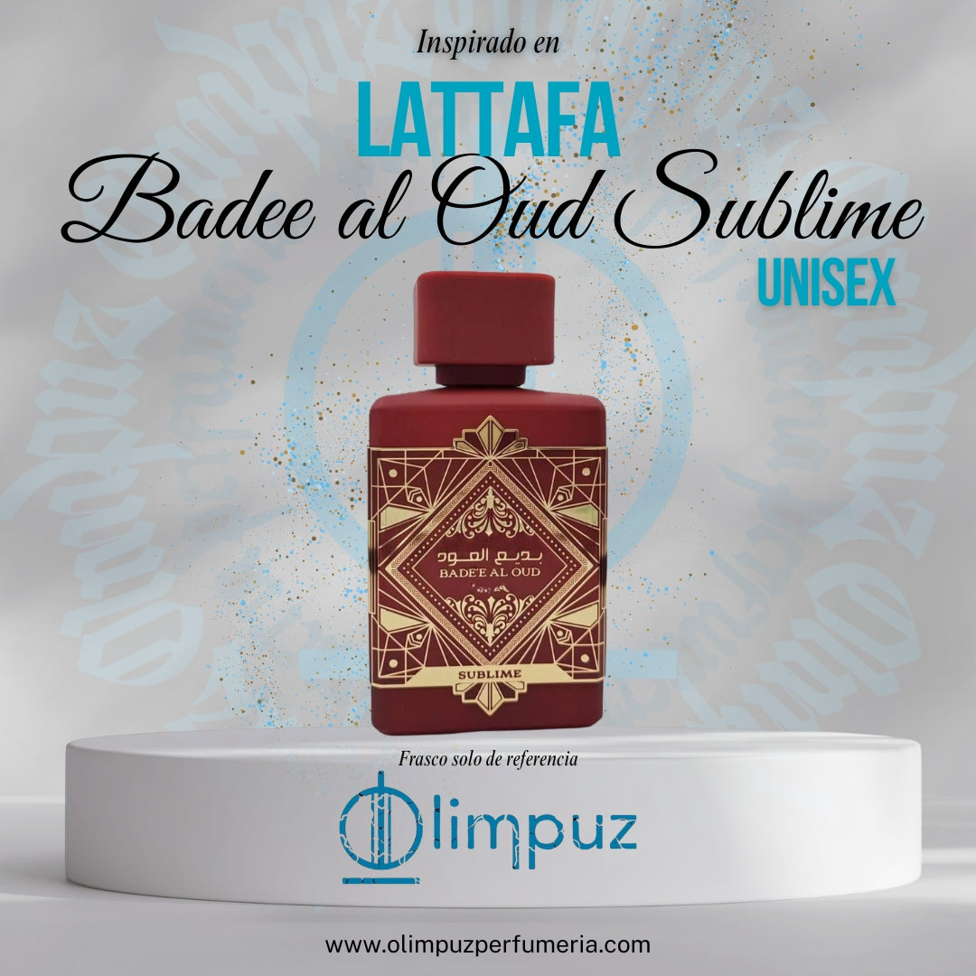 Inspiración Bade’e Al Oud Sublime Lattafa