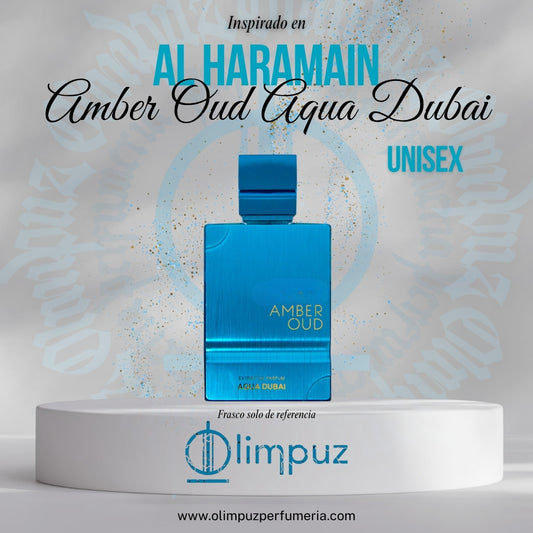 Inspiración Amber Oud Aqua Dubai Al Haramain