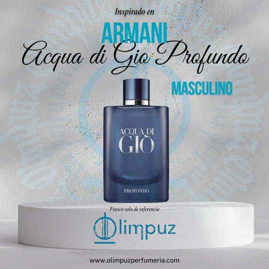 Inspiración Acqua di gio profondo Armani