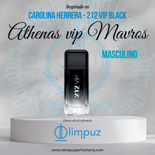 Athenas vip Mavros - Inspiración 212 vip black