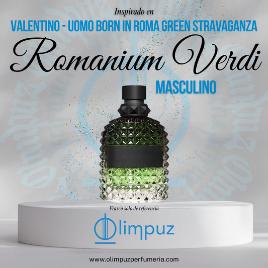 Romanium Verdi - Inspiración Uomo Born in Roma Green Stravaganza