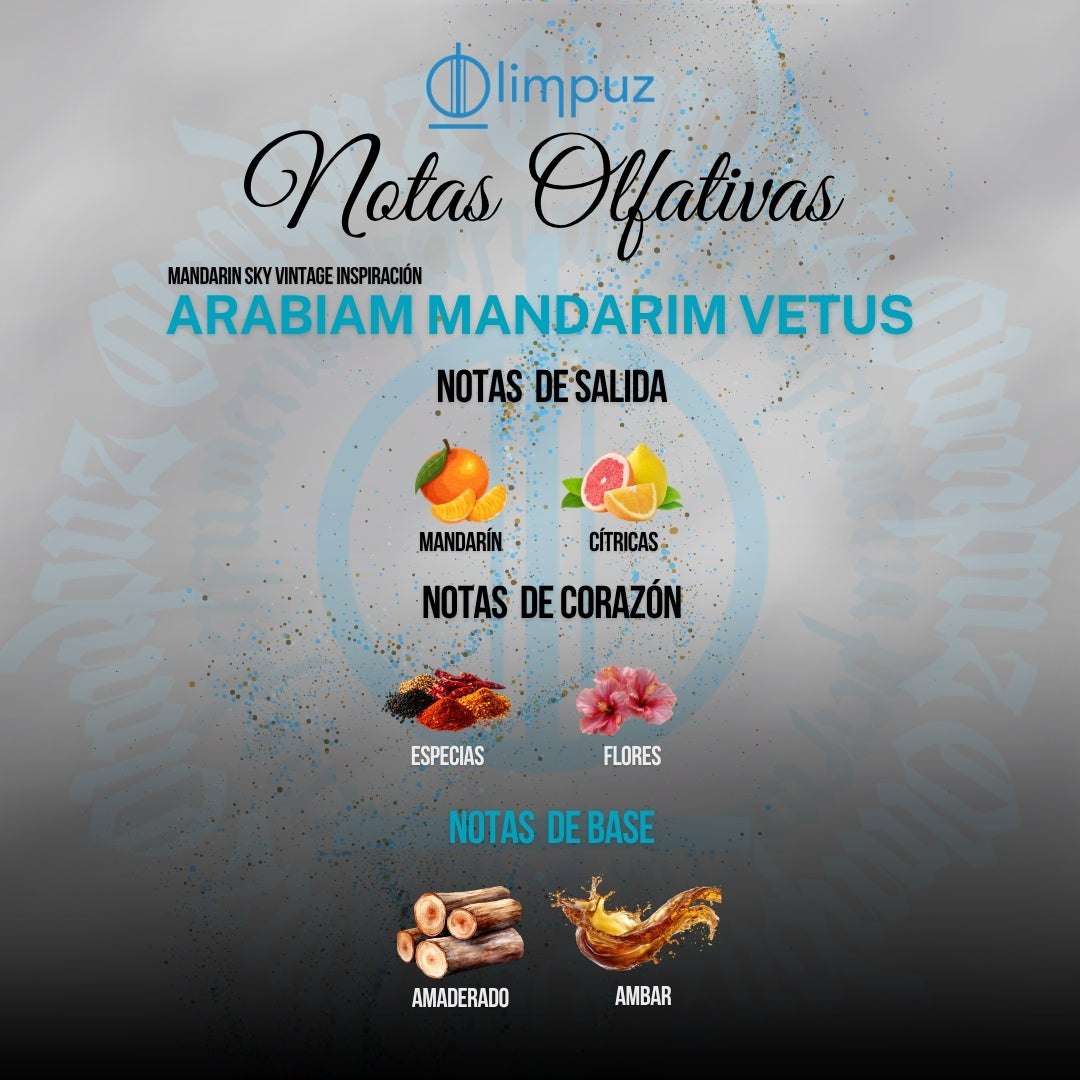 Arabiam Mandarim Vetus - Inspiración Odyssey Mandarin Sky Vintage