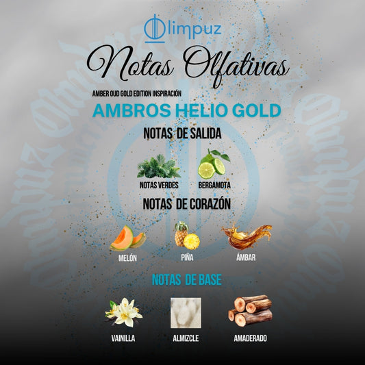 Ambros Helio Gold - Inspiración Amber Oud Gold